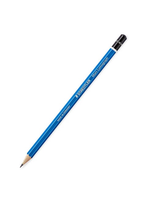 Mars Lumograph Graphite Pencil 12B Blue