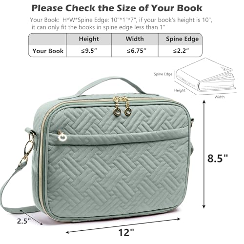 IMAGINING Bible Cover for Women - Stylish Large Bible Covers - Bible Case with Handles - Bible Bag Journal Case - Bible Carrying Case for Women - Bible Gift - Book Protector for Book Lovers - Image 5