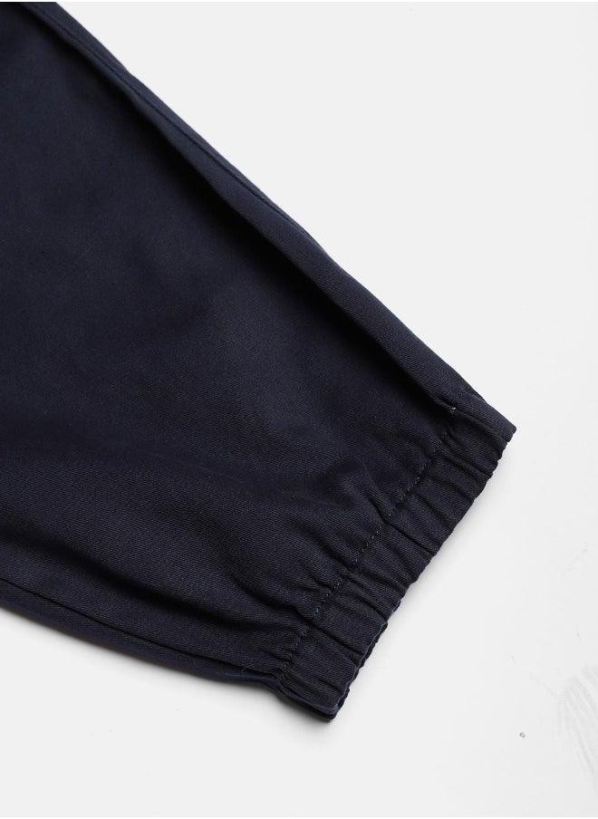 Hubberholme Navy Pants For Men  - Image 2