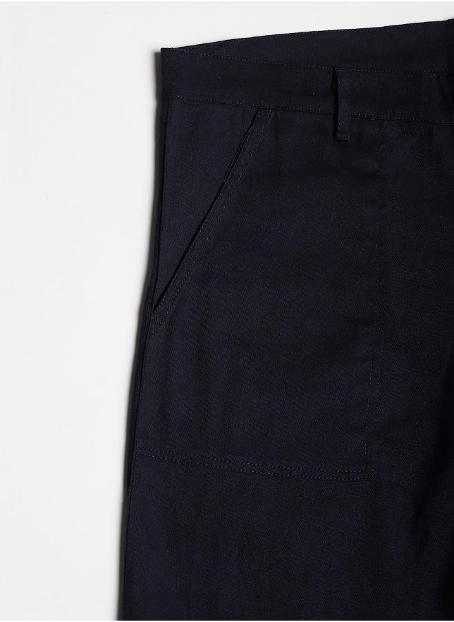 Hubberholme Navy Pants For Men  - Image 5