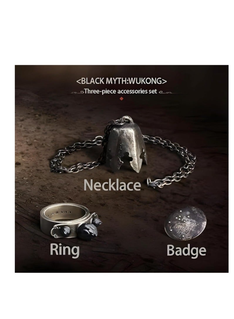 Y&D Black Myth:  4-Piece Limited Collector's Edition Set for Adult– 1:1 Scale The Constricting Headband  Jewelry Set Exclusive Gaming Merchandise for Gamers & Collectors - Image 3