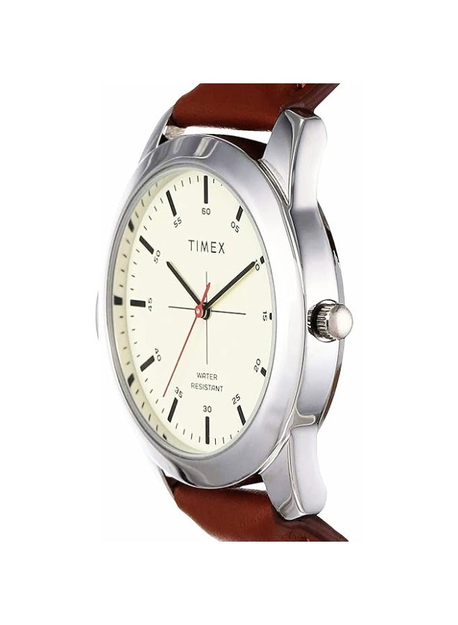 TIMEX Classics Analog Watch for Men with Round Dial & Water Resistant Man's Wrist Watches - Image 4