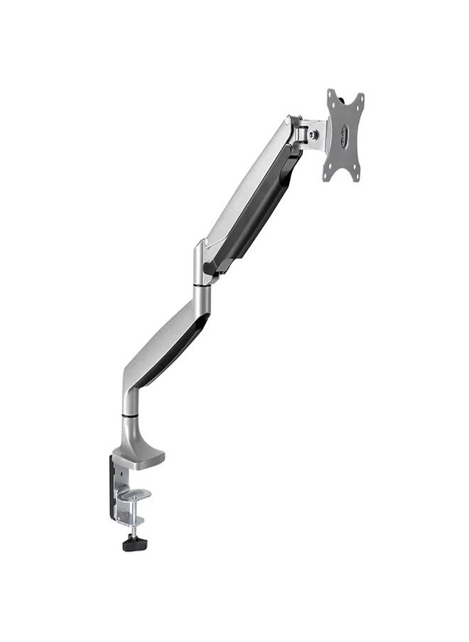 Skill Tech SH100 C012 Aluminum Single Display Interactive LCD VESA Monitor Desk Mount For Most 13"-32" Screens, VESA 100x100, Max Load Capacity 9 Kg  - Image 1