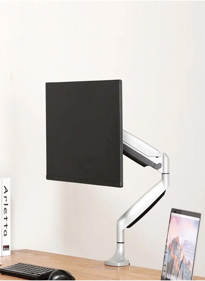 Skill Tech SH100 C012 Aluminum Single Display Interactive LCD VESA Monitor Desk Mount For Most 13"-32" Screens, VESA 100x100, Max Load Capacity 9 Kg  - Image 3