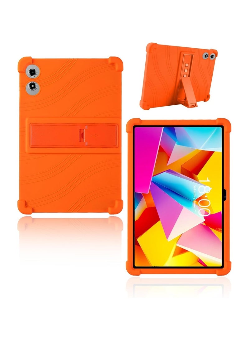 Compatible with Teclast T50 Plus 2025 11-inch Tablet Case, Child-Friendly Soft Silicone Adjustable Stand Case