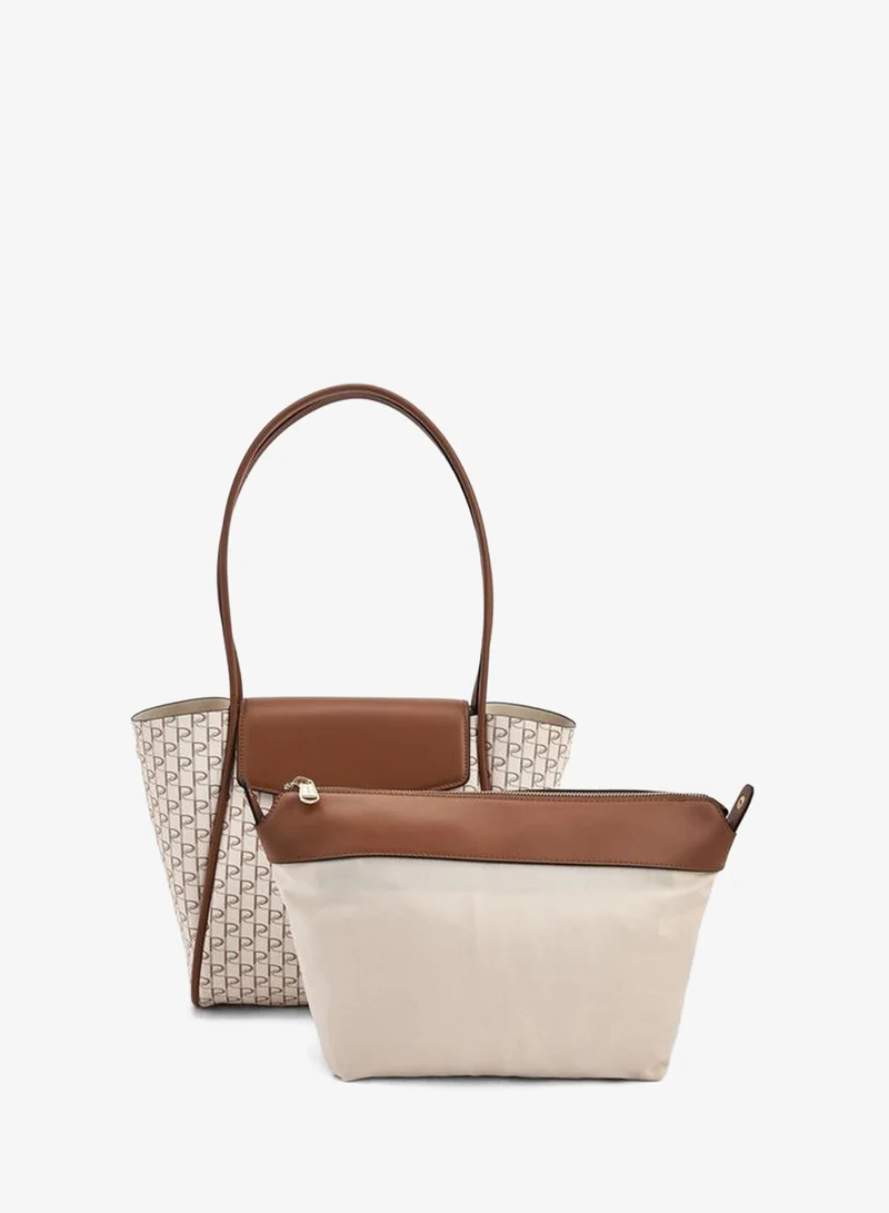 بابريكا Printed Tote Bag With Pouch