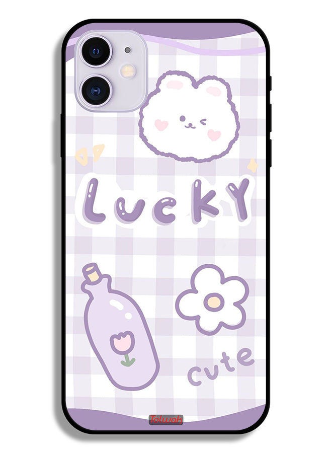 Tolwak Apple iPhone 11 Protective Case Lucky Cute - Image 2