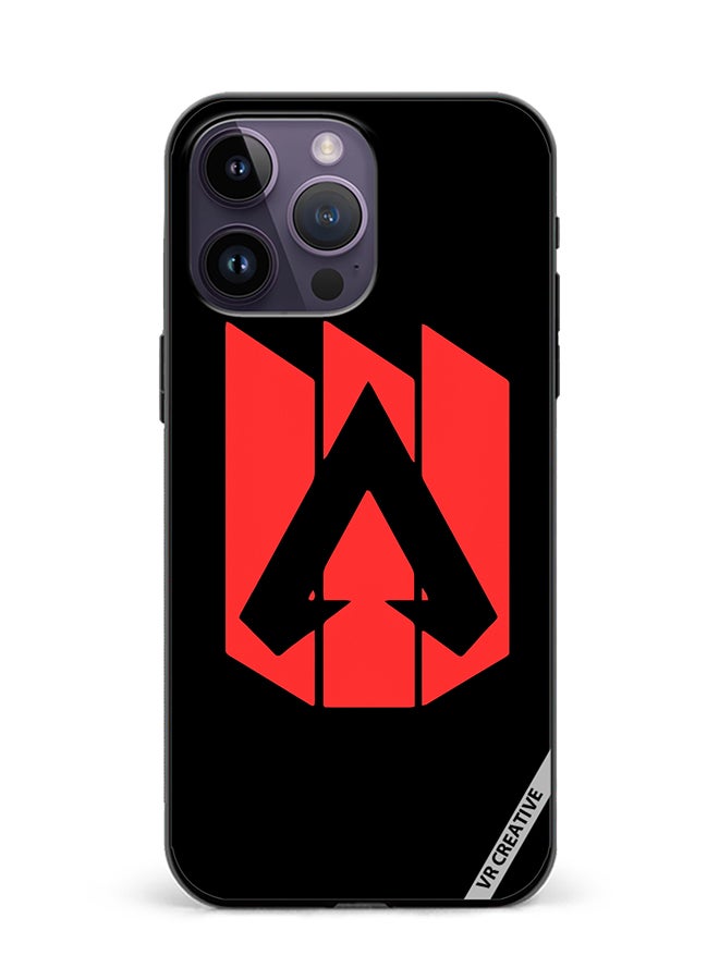 VR CREATIVE Protective Case Cover For Apple iPhone 16 Pro Red Logo Apex Legends Design Multicolour - Image 1