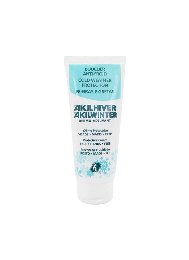 AKILEINE - Akilwinter Protective Cold Weather Cream For Face Hands & Feet Prevents Chilblains Frostbites And Cracks Soothes Itchy Dry Skin Suitable For Skin & Family Use (3.4 Fl Oz) - Image 1