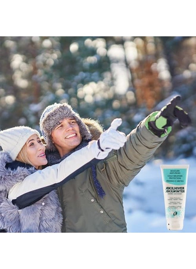 AKILEINE - Akilwinter Protective Cold Weather Cream For Face Hands & Feet Prevents Chilblains Frostbites And Cracks Soothes Itchy Dry Skin Suitable For Skin & Family Use (3.4 Fl Oz) - Image 1