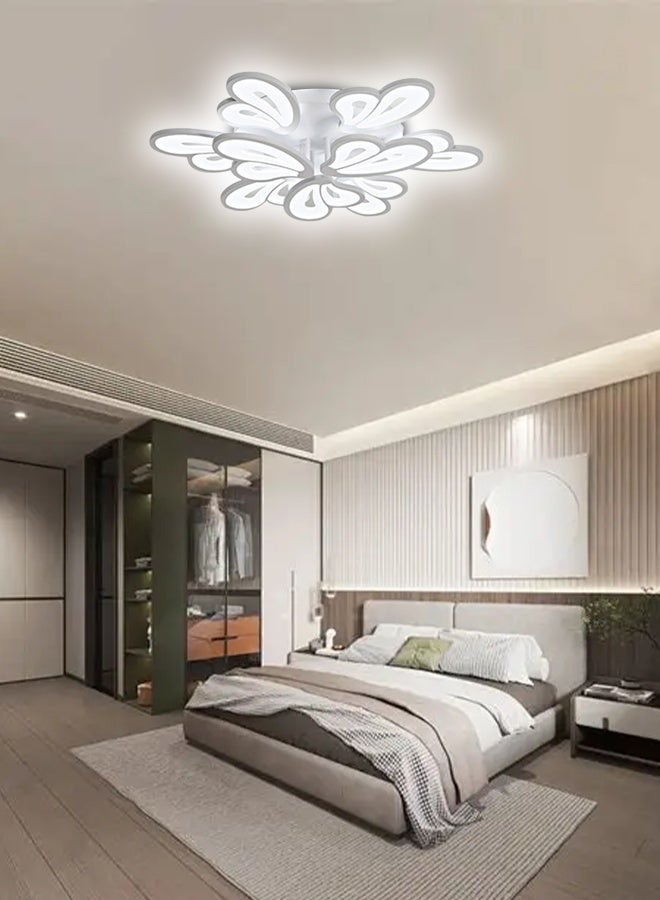 New model ceiling lamp for living room and bedroom - LED, simple and modern, petal-shaped, butterfly design, suitable for Nordic style dining room and study, with eye-friendly function. - Image 3