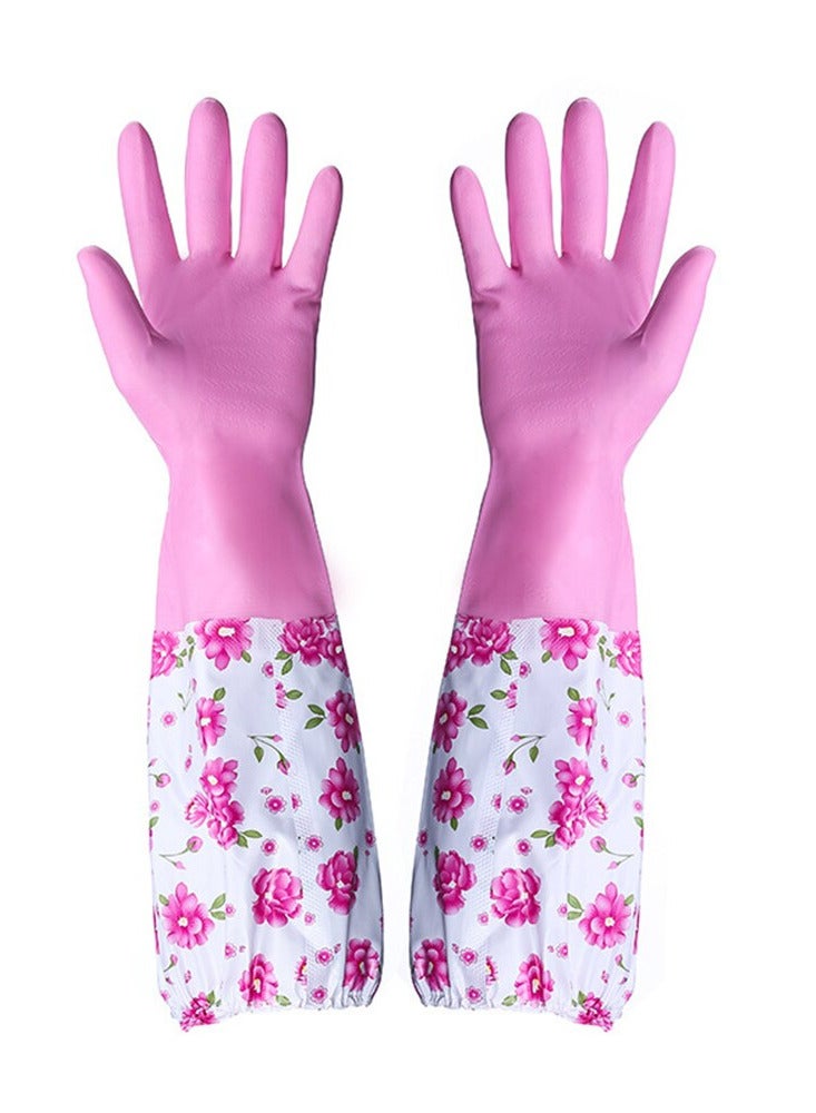 Waterproof Household Cleaning Chores Latex Gloves Anti Allergens - Image 1