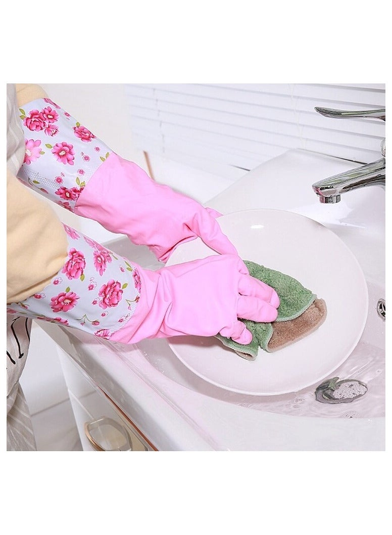 Waterproof Household Cleaning Chores Latex Gloves Anti Allergens - Image 3