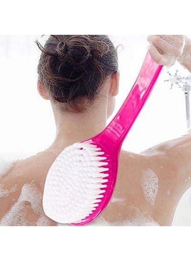Fully Bath Sponge Brush With Long Handled Bath And Shower Loofah Body Back Brush Scrubber Soft Shower 25 Grams Pack Of 1 (Model14) - Image 2