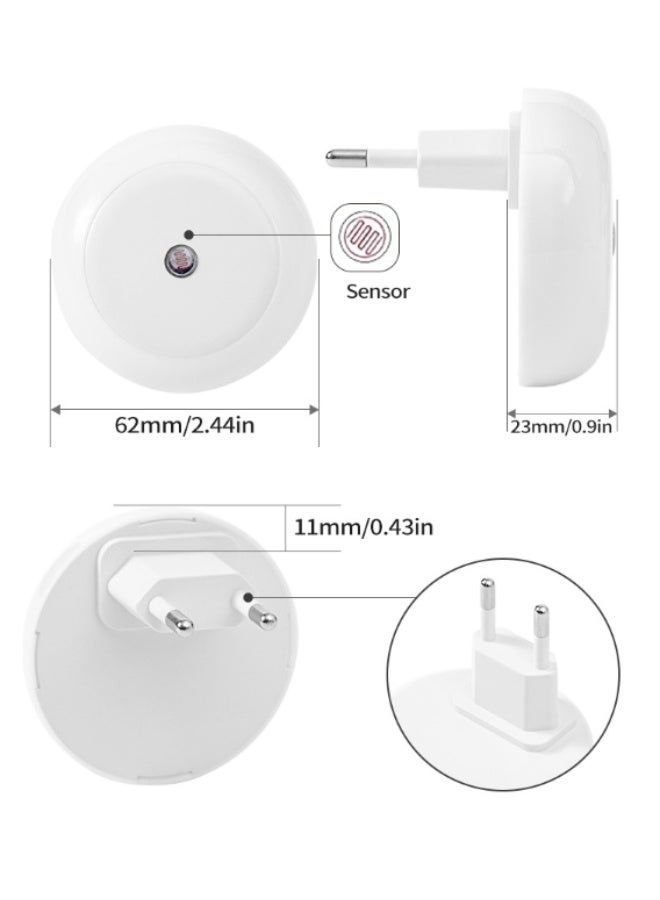 "NightGlow" Smart Sensor Night Light (4-Pack, EU Plug)  - Image 4