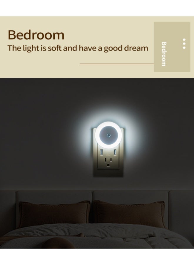 "NightGlow" Smart Sensor Night Light (4-Pack, EU Plug)  - Image 5
