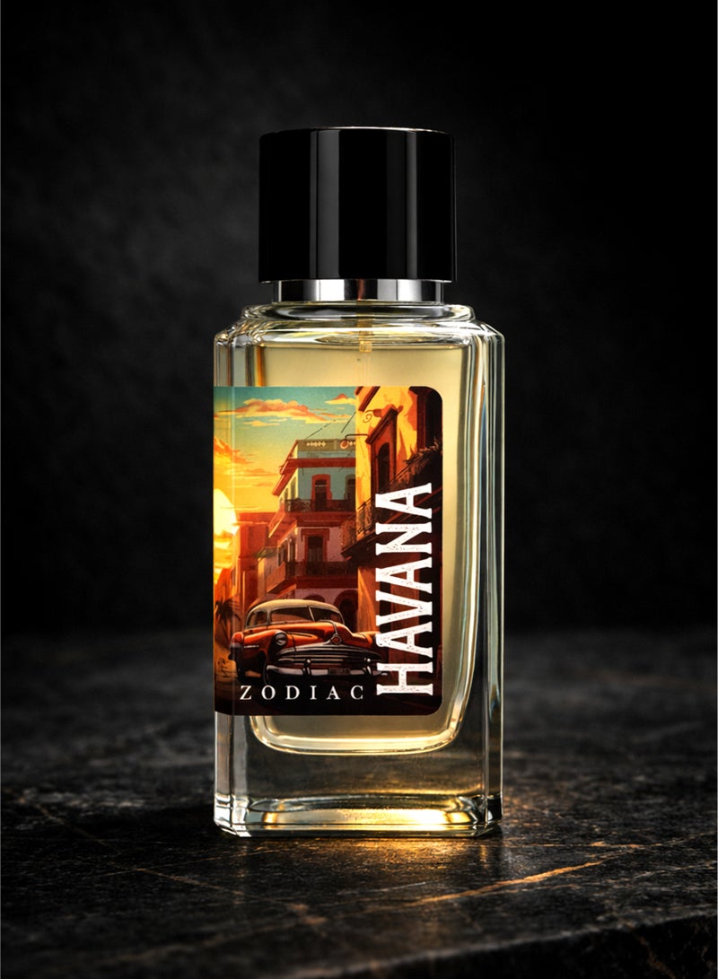 Zodiac Havana Eau De Perfume 100ml | Luxury Men's Perfume with Citrus, Fresh Spicy & Amber Notes | Long Lasting Fresh Signature Fragrance - Image 5
