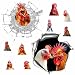 Kazova Funny Chicken Car Stickers 10 Pcs 2 Sheets Rooster Decals Prank Humor Vinyl for Car Window Bumper Truck Laptop Farm Animal Poultry - Image 2