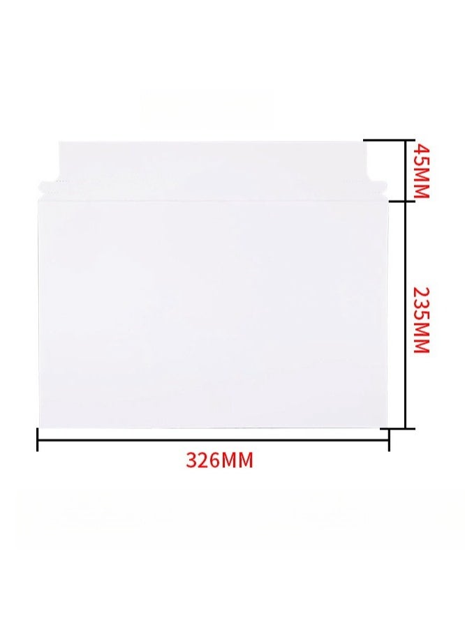 Generic Pack of 50, A4 White Envelopes, Rigid Mailers 32 x 23 mm - Can Keep Flat Kraft Cardboard Mailer, Suitable for Protecting Shipping Gift Cards, Invitations, Photos, Documents  - Image 2