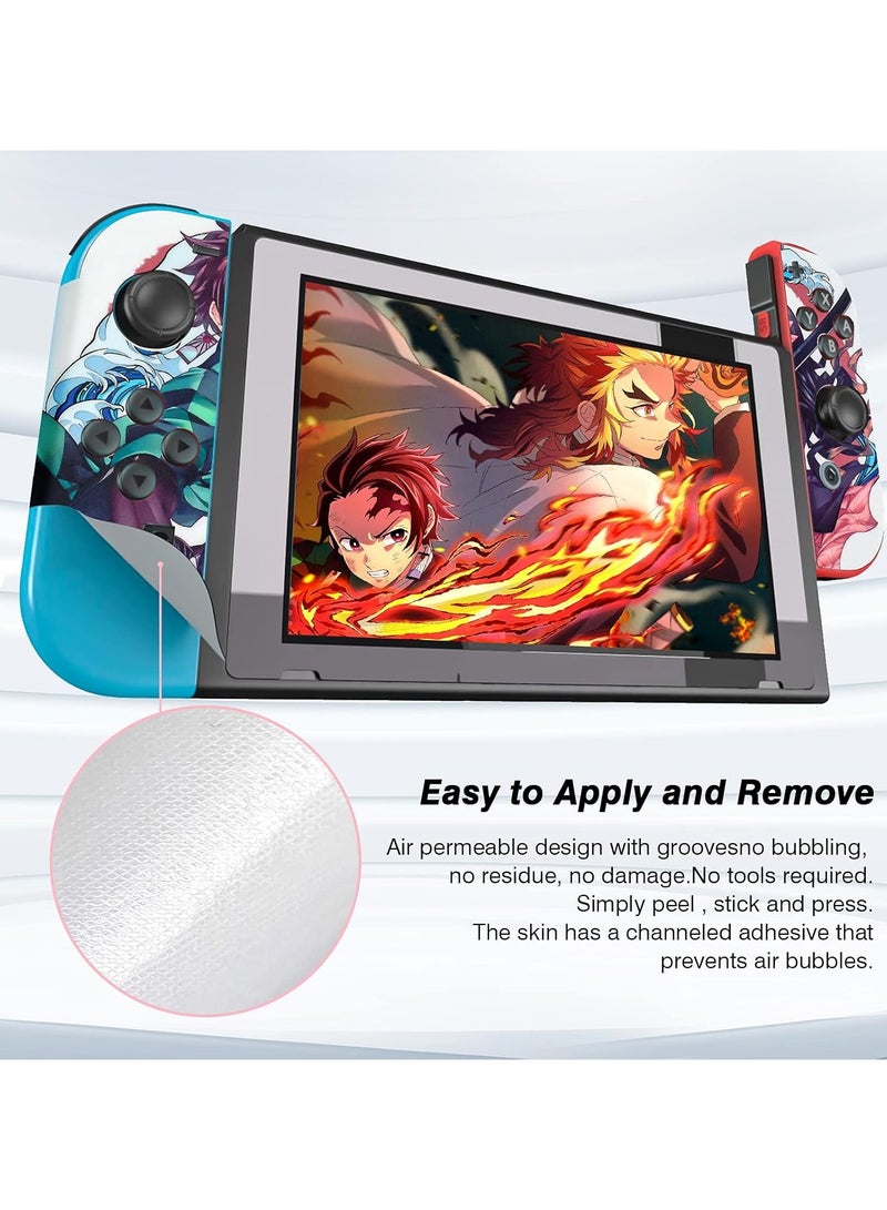 Switch Skin Sticker Pretty Pattern Full Wrap Skin Protector Sticker Compatible with Switch - Boys  Girls - Image 5