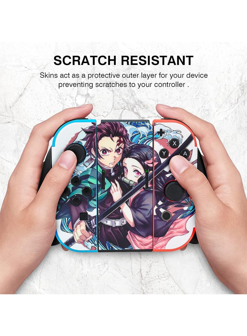 Switch Skin Sticker Pretty Pattern Full Wrap Skin Protector Sticker Compatible with Switch - Boys  Girls - Image 3