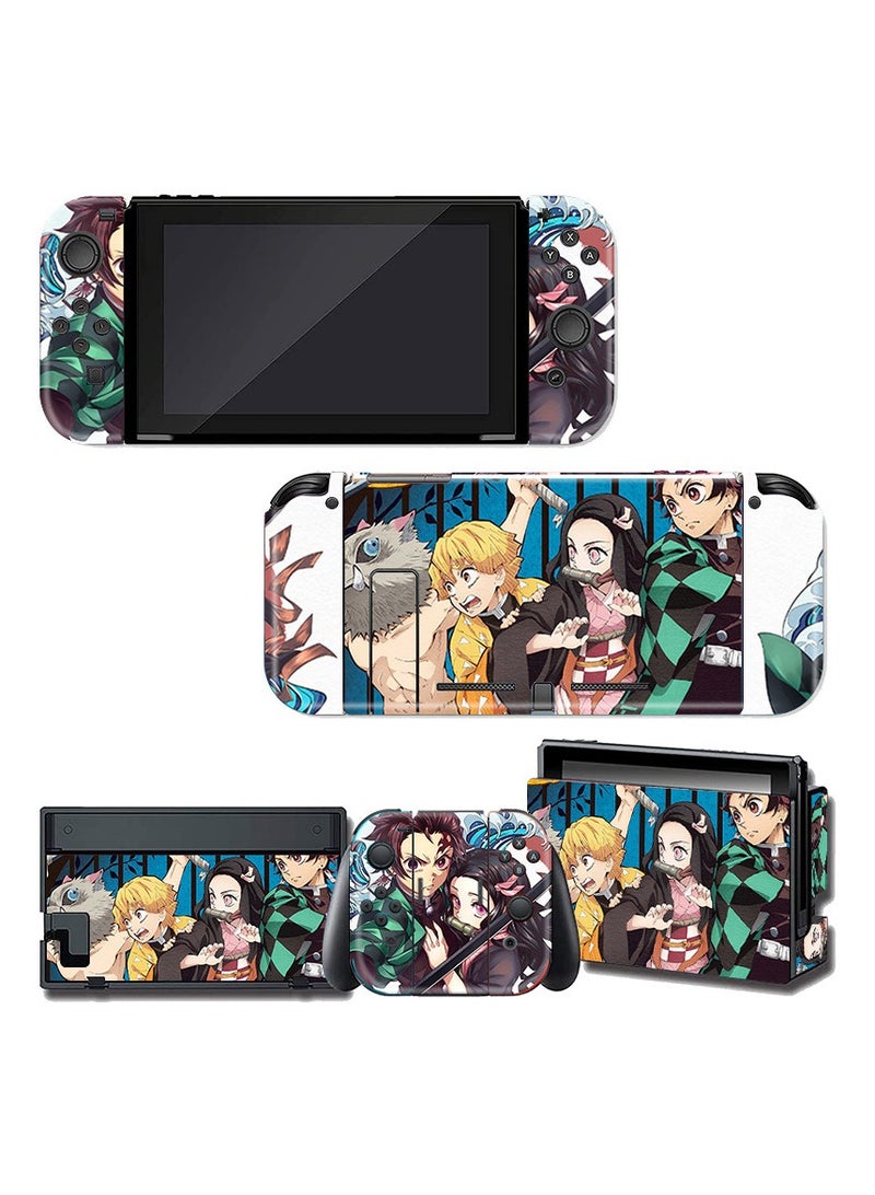 Switch Skin Sticker Pretty Pattern Full Wrap Skin Protector Sticker Compatible with Switch - Boys  Girls - Image 1