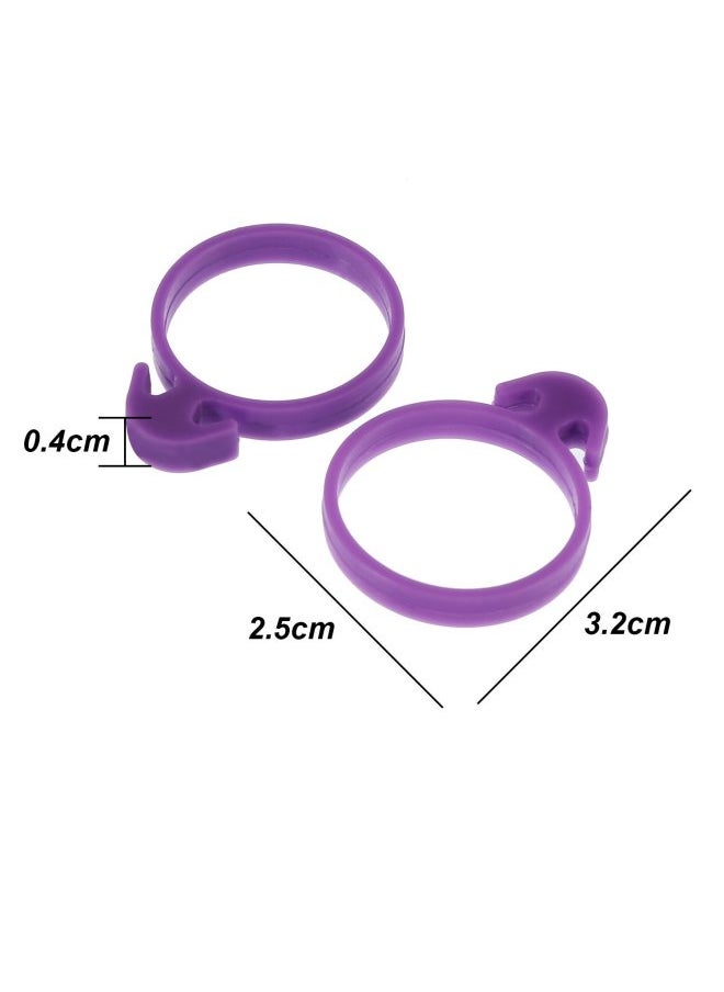 Multicolor Silicone Fixed Ring Cream Squeeze Flower Bag Fixed Ring Auxiliary Ring Decorating Bag Tying Rope Silicone Sealing Ring Factory-Specifications:Fixed Ring Sky Blue