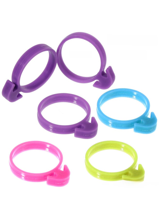 Multicolor Silicone Fixed Ring Cream Squeeze Flower Bag Fixed Ring Auxiliary Ring Decorating Bag Tying Rope Silicone Sealing Ring Factory-Specifications:Fixed Ring Sky Blue