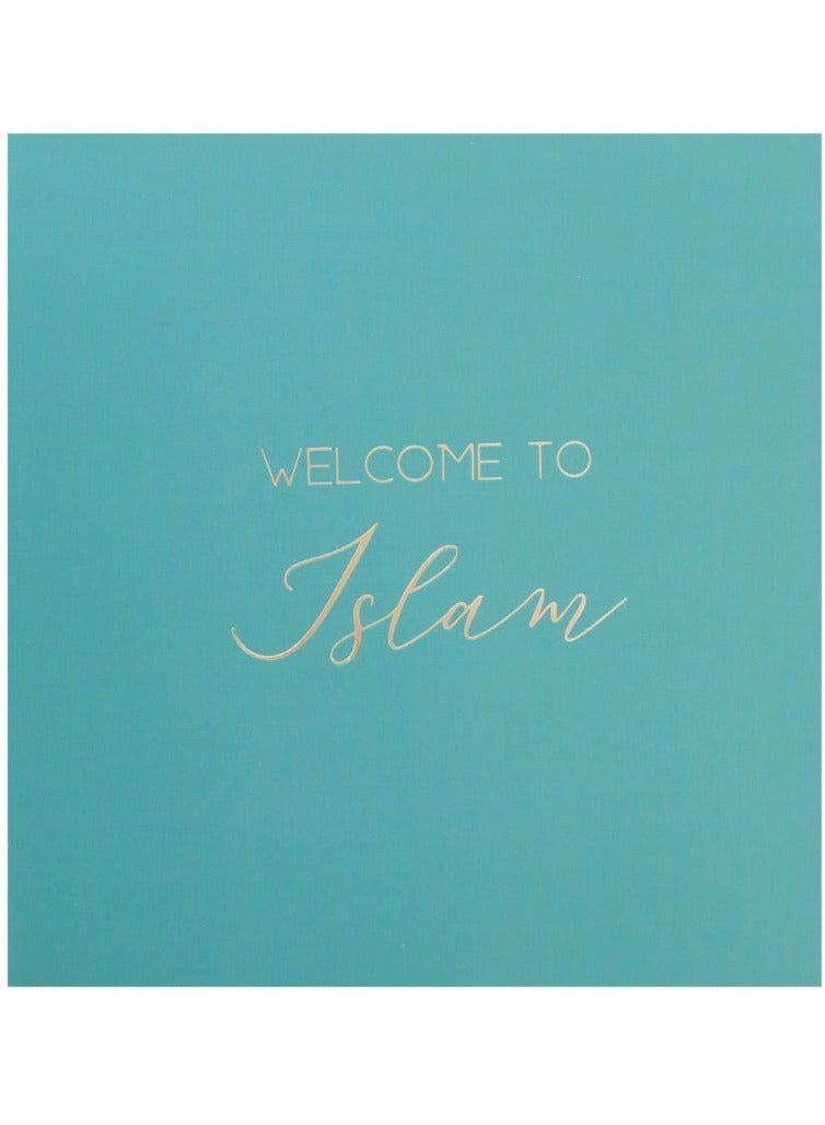 Peacock Supplies Luxury Foiled Greeting Card Welcome to Islam - Image 1