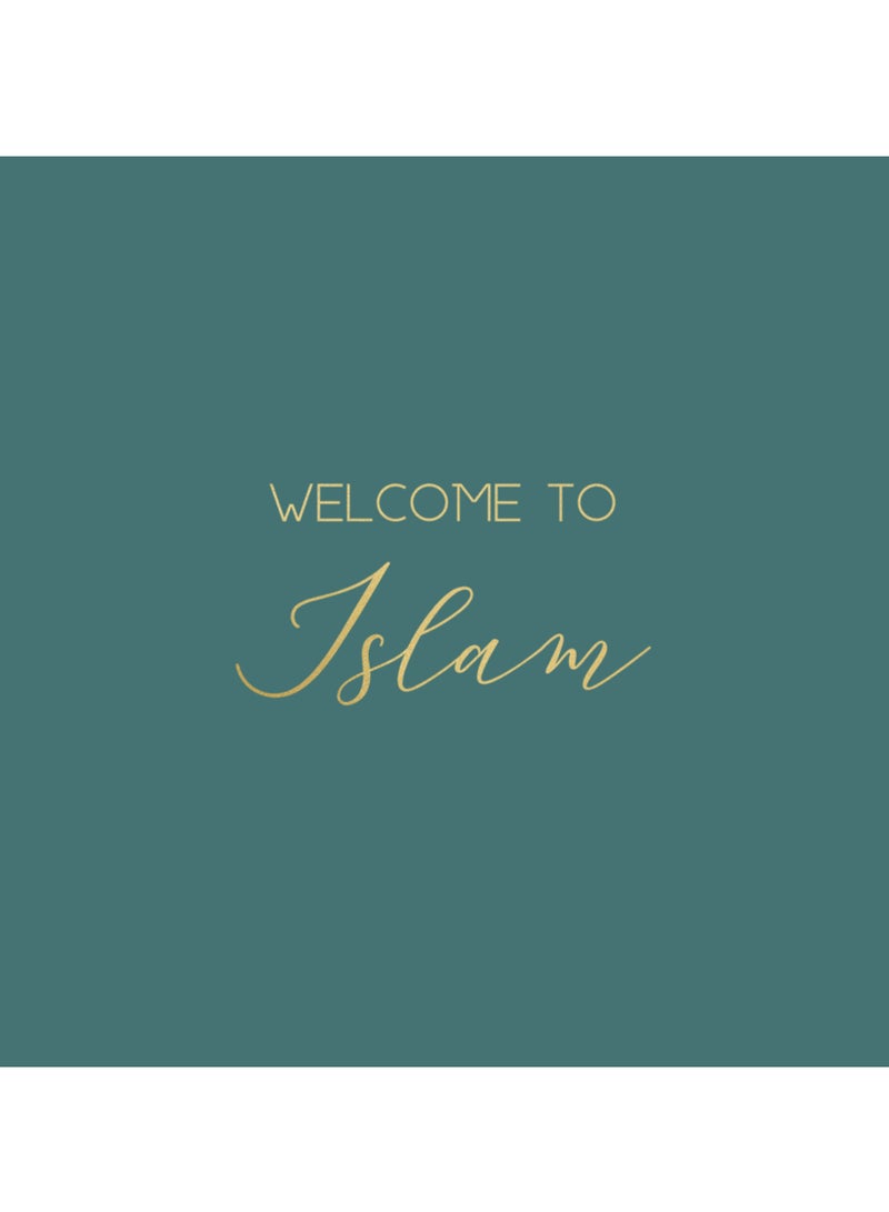 Peacock Supplies Luxury Foiled Greeting Card Welcome to Islam - Image 2
