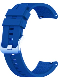 Markacase Silicone Strap for Fossil Watch Gen 6 Dark Blue 