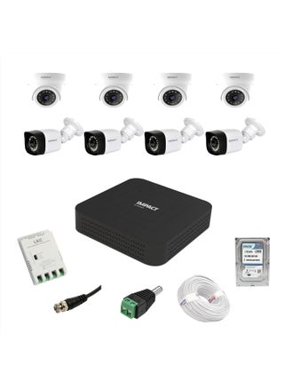 IMPACT BY HONEYWELL 2 MP Wired CCTV KIT with 8 Channel DVR I 4 Dome Cameras 4 Bullet Cameras I 1 TB Hard Disk Accessories I Made in India I White IMKIT8CH4_HI - pzsku/Z23049F7196D5C60D3D01Z/45/1748265426/a4f6bbc5-c92f-4856-b292-d5f56a736df9