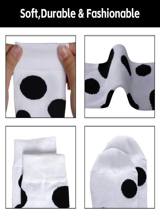 Dxhycc Kids Knee High Socks Girls Polka Dots Socks Toddler Knee Socks Costume Accessories for Halloween Cosplay Party - Image 3