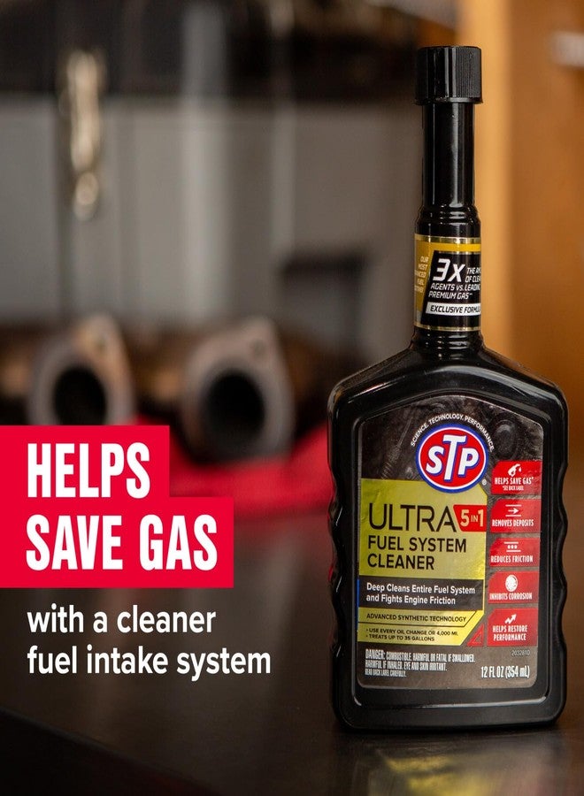 STP Ultra 5-in-1 Fuel System Cleaner and Fuel StabilizerÃ‚ (12 fl. oz.) - Image 2