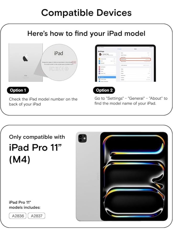 موفت حافظة MOFT Float Folio لجهاز iPad Pro 11 - Image 2