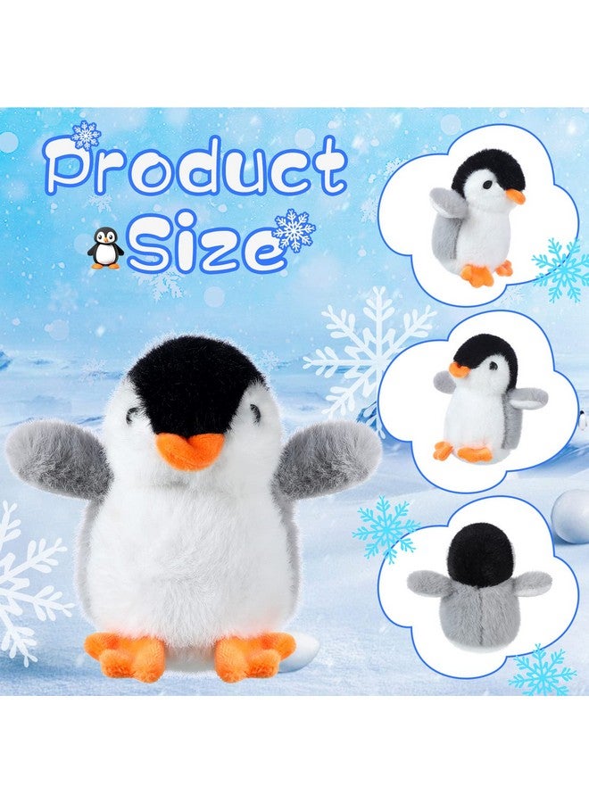 Sosation 9 Pcs Mini Penguin Stuffed Plush Toys 4.3 Inch Cute Penguin Stuffed Small Penguin Stuffed Animal Hanging Penguin Toys Penguin Party Decorations For Bag Penguin Pendant Party Favor Gift (Cute Style)  - Image 3