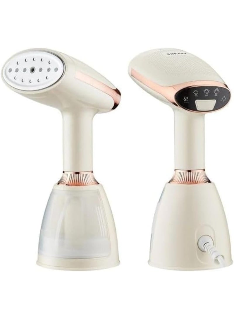 Sokany 1500W Steam Iron with 260ml Large Storage Capacity, Model 12003 - White - Image 1