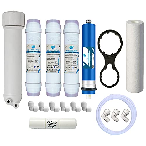 Shapure Ro Service Kit With Membrane & Filter For Water Purifier (All Type) (Ro Membrane Inline+Spun+Carbon+Sediment)(Yearly Kit Pack Of 11) (Shapure1+1Housing KIT) - Image 1