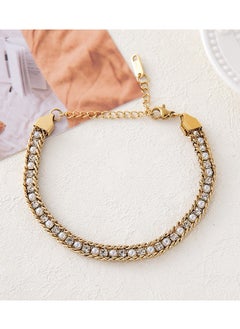 Mark Fairwhale Fashionable High-end Light Luxury Four Petal Flower Bracelet 