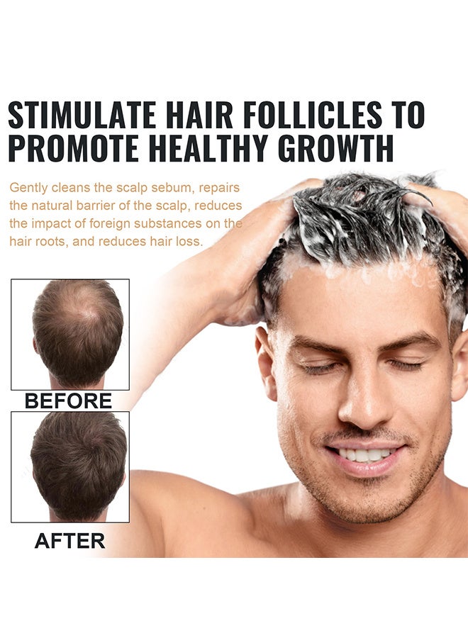 إيلهو شامبو منشط للبصيلات، مضاد لتساقط الشعر وشامبو نمو شعر للرجال، شامبو لنمو الشعر للشعر المتساقط والرقيق، لصحة فروة الرأس وإحساس بالبرودة، 100 مل - Image 4