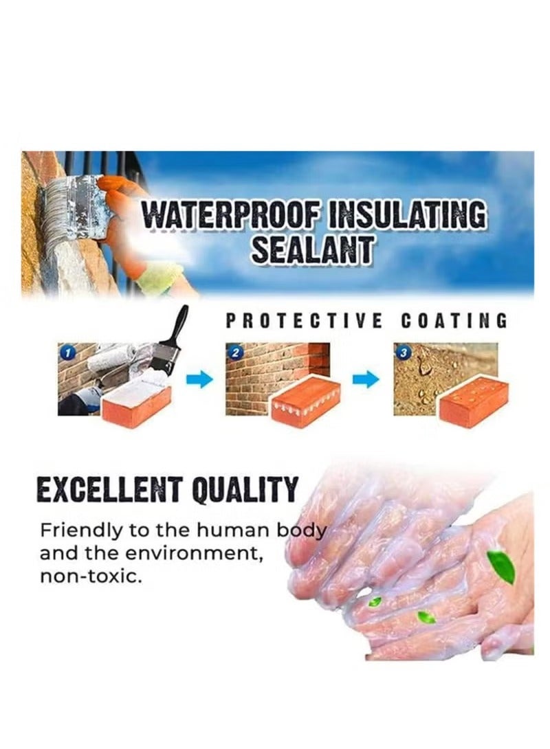 Invisible Waterproof Agent, Insulating Sealant Anti-Leakage Agent,Waterproof Insulating Sealant,Super Strong Bonding Sealant Invisible Waterproof Anti-Leakage Agent 100ml  - Image 3