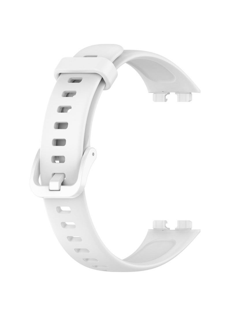 HW 3-Pieces Classic Silicone band Huawei Band 8，Replacement Band Strap Wristband Sport Band，for For Huawei Band 8/Huawei Band 9，waterproof, sweat resistant, comfortable to wear (White/Black/Green) - Image 3