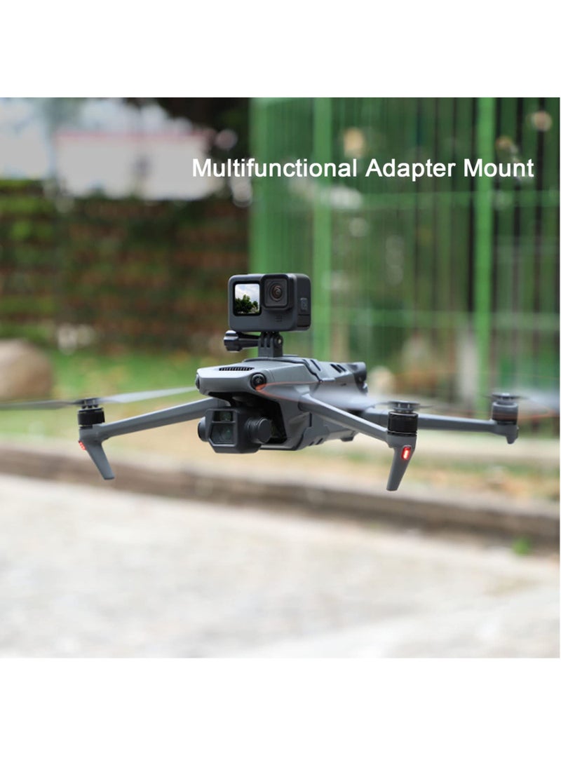 SYOSI Action Camera Frame for Mavic 3 Pro Drone, Multifunctional Adapter Mount Drone Light Bracket Holder for Mavic 3 Pro, Universal Anti-Shock Gimbal Mount Holder Bracket - Image 2
