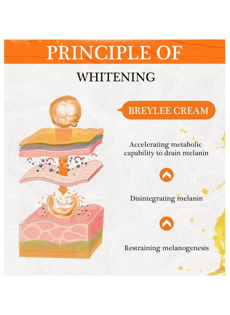 JoyPretty - Vitamin C Cream Brightening Anti Aging Moisturizer for Face with Ascorbic Acid Reduce Appearance of Wrinkles Fine Lines Dark Spots & Acne 50g - Image 1
