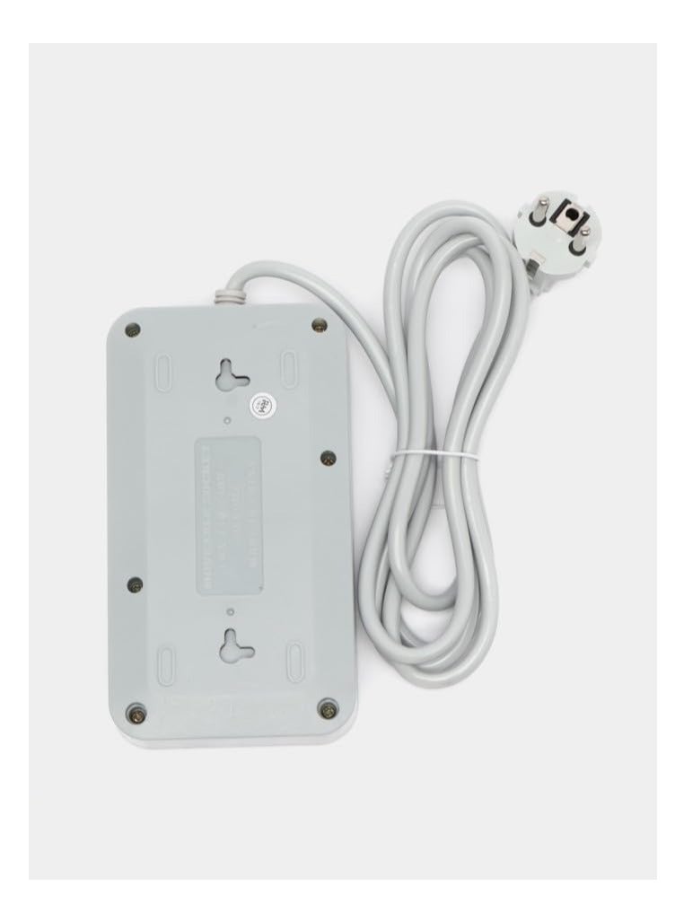 رابيد كونيكت سيرج شيلد - قوة وحماية فائقة - متوفر بلونين - 2500 واط - 6 منافذ شحن سريع USB - 4.1 أمبير - 5 فولت (أسود) - Image 3