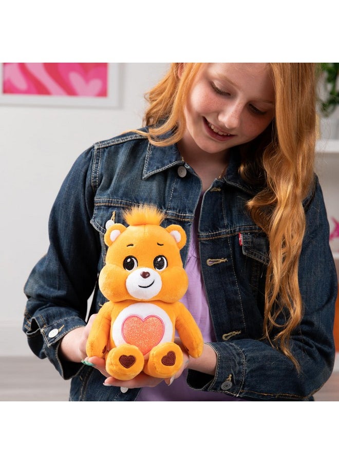 Care Bears - 9" Bean Plush (Glitter Belly) - Tenderheart Bear - Soft Huggable Material! - Image 1