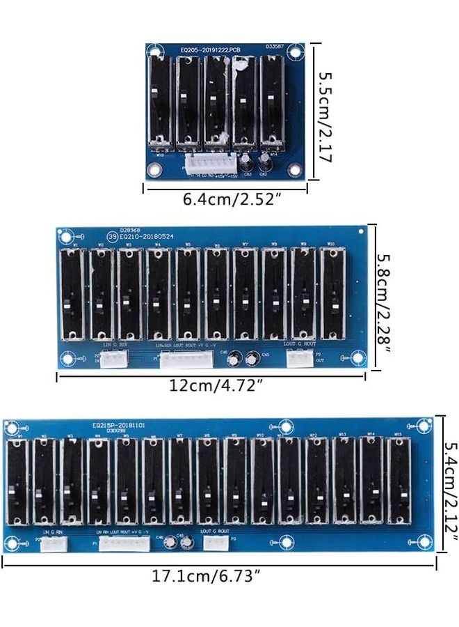 Kobeleen Stereo Channel Adjustable Tone Board Preamp Front Panel - Image 5