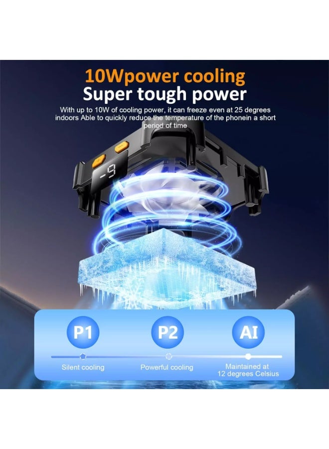 P70 Magnetic Phone Cooler, 2000mAh Cordless Semiconductor Cooling Chip for iPhone/Android - Image 5