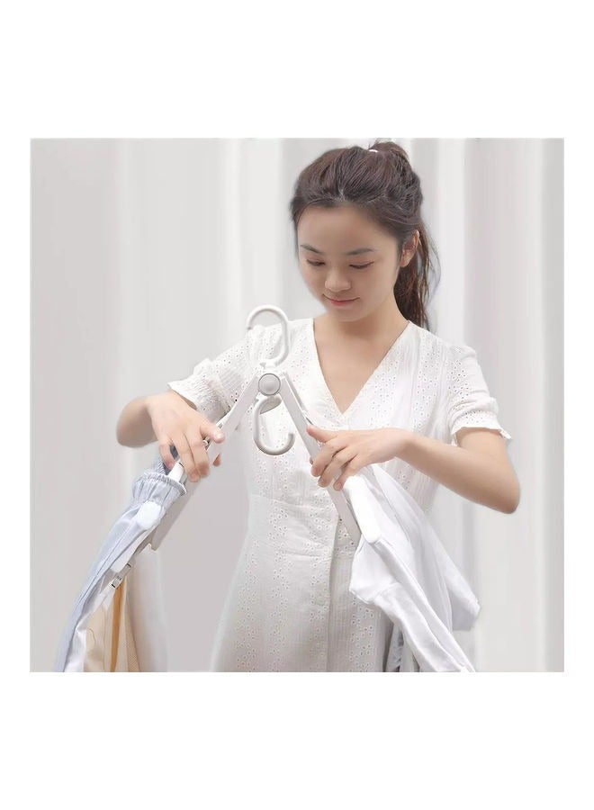 8 Tier Portable Folding Clothes Hangers Multifunctional Non Slip Hanger Save Space Storage Clothes Drying coat hanger for Wardrobe Jacket Coat Sweater Trousers Shirt - Image 2