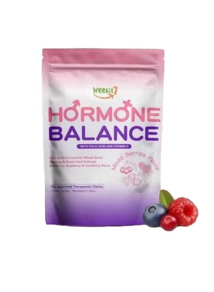 Mixed berry flavor to balance hormones